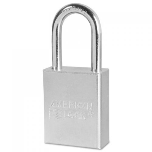 Steel Padlocks (Square Bodied), 1/4 in Diam., 1 1/2 in Long, Keyed Different
