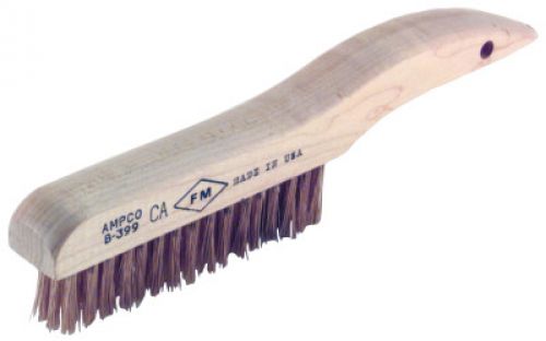 Scratch Brushes, 10 in, 4 X 16 Rows, Shoe Handle