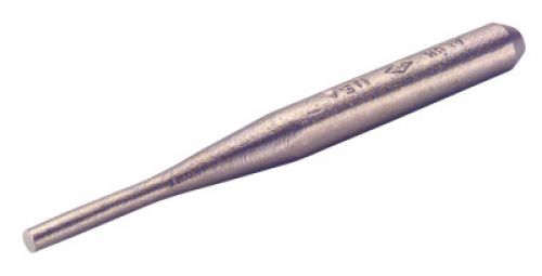 Pin Punches, 6 in, 1/4 in tip, Aluminum Bronze