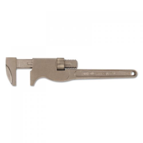 Pipe Wrenches, 90° Head Angle, 10 in