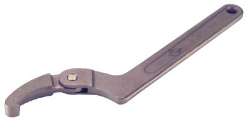 Adjustable Hook Wrenches, 6 3/8 in Opening, Hook, 12 in