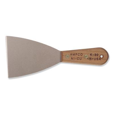 AMPCO SAFETY TOOLS Putty Knives, 4 in Long, 2 in Wide, Stiff Blade