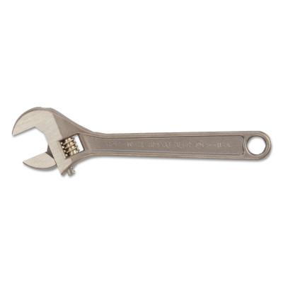AMPCO SAFETY TOOLS Adjustable End Wrenches, 10 in Long, 1 5/16 in Opening, Corrosion Resistant