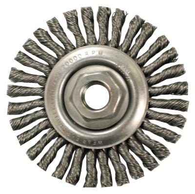ANDERSON BRUSH Narrow Stringer Bead Wire Wheel-STCM, 4 D x 3/16 W, .02 Carbon Steel, 20,000 rpm