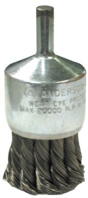AND 1-1/8" .014 KNOT END BRUSH