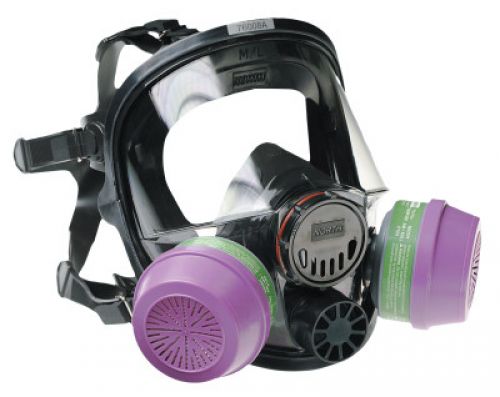 7600 Series Silicone Full Facepiece Respirator, Medium/Large, Silicone