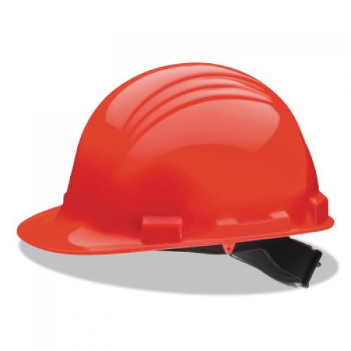 HONEYWELL NORTH Peak Hard Hats, 4 Point Ratchet, Cap, Hi-Vis Red