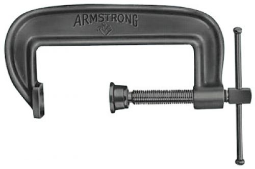 ARMSTRONG TOOLS General Service Pattern C-Clamps, T-Handle, 2 1/4 in Throat Depth, 8 in Opening
