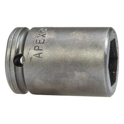APEX 1/4" Dr. Standard Sockets, 08487, 1/4 in Drive, 7/16 in, 6 Points