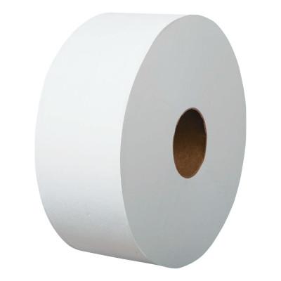 BOARDWALK Jumbo Roll Bathroom Tissue, 1-Ply, White, 3.4" x 1200 ft