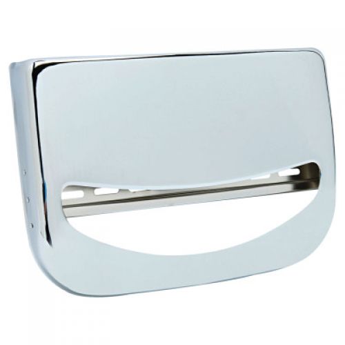 Toilet Seat Cover Dispenser, 16 x 3 x 11 1/2, Chrome