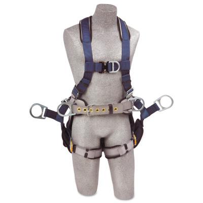 ExoFit Iron Worker's Harnesses, Back/Side D-Rings, 2X-Large, Tongue Buckles