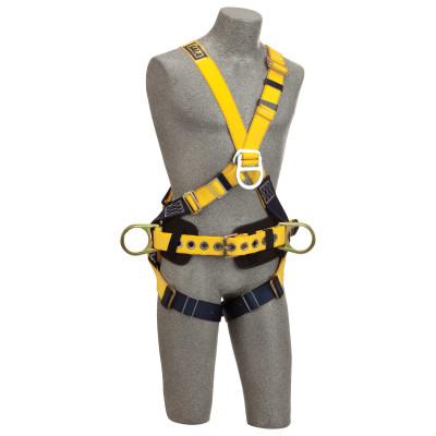 DBI/SALA Delta Cross Over Construction Climbing Harnesses, Back, Front & Side D-Rings, LG