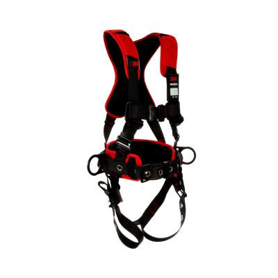 Protecta Construction Style Positioning Harness, Standard, D-Rings, Leg Buckles, X-Large, Pass-Through Chest Connection