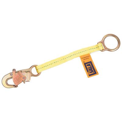 D-Ring Extension Harness Accessories, 1.5 ft, Snap Hook Connection, 1 Leg