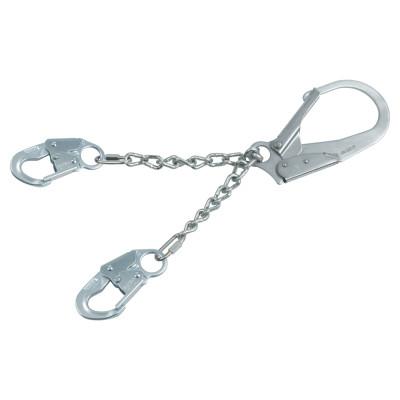 PRO Chain Rebar/Positioning Lanyards, 22 in, Self-Locking Snap Hook, 310 lb