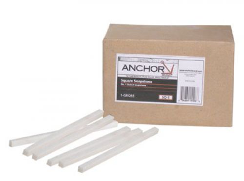 Square Soapstones Anchor Brand, White 1/4 in x 5