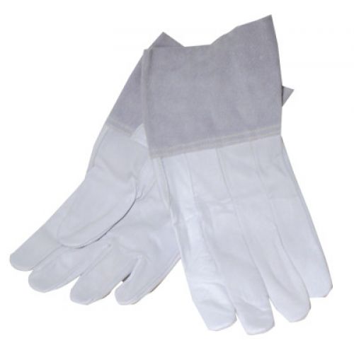 Anchor Brand Tig Welding Gloves, Capeskin, Large, White, Gunn Pattern, 4 in Cuff