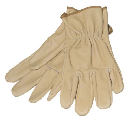 Pigskin Drivers Gloves, Large, Unlined, Gold
