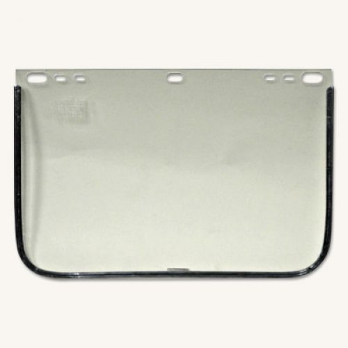 Visor, Clear, Aluminum Bound, 8 in x 12 in, For Jackson Safety Head Gear/Cap Adaptors