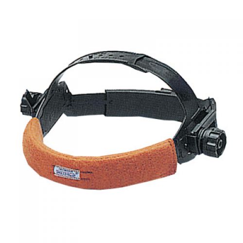 Headgear Sweatband, 8-1/2 in x 1-1/4 in, FR Fleece Cotton, Orange
