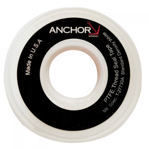 White PTFE Thread Sealant Tape, 1/2 in x 520 in