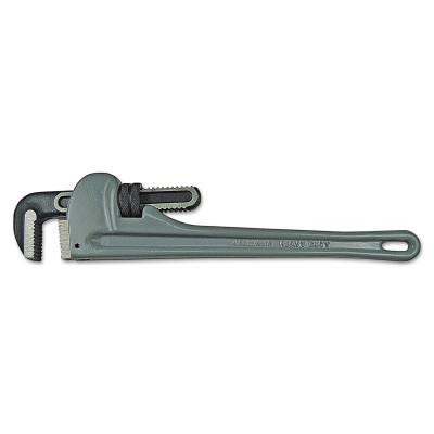 ANCHOR BRAND Aluminum Pipe Wrenches, 15Â° Head Angle, Drop Forged Steel Jaw, 36 in