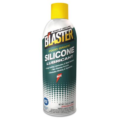 BLASTER Food Grade Silicone Lubricants, 11 oz, Aerosol, 6/Case