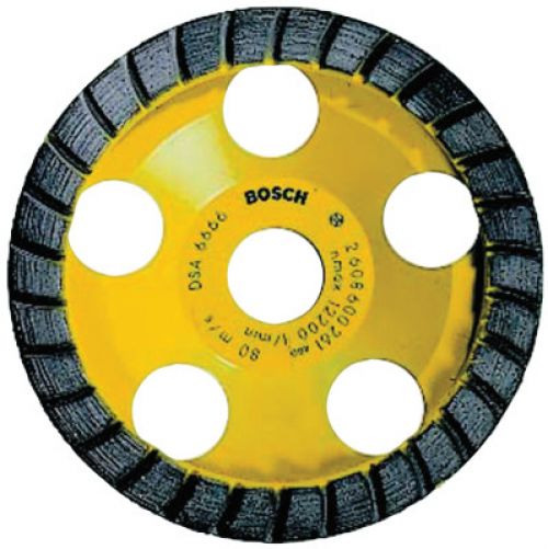 5 in. Turbo Row Diamond Cup Wheel, 7/8 in Arbor, 12,200 rpm
