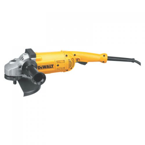 5.3HP Large Angle Grinder, 7 in; 9 in Dia, 15 A, 6,000 RPM, Lock-On; Trigger