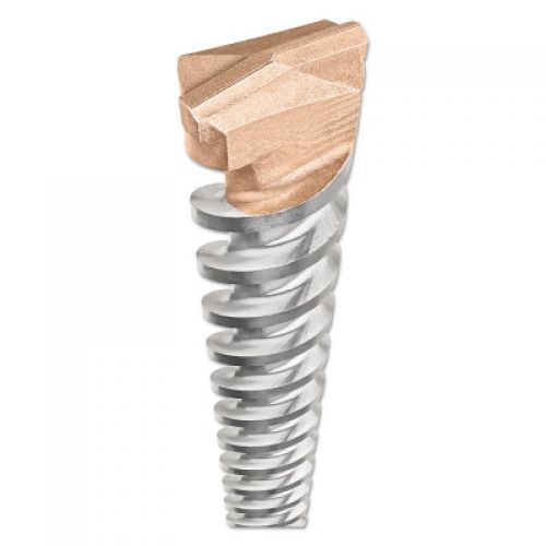 Spline Shank Hammer Bits, 9/16 in x 5 in x 10 in