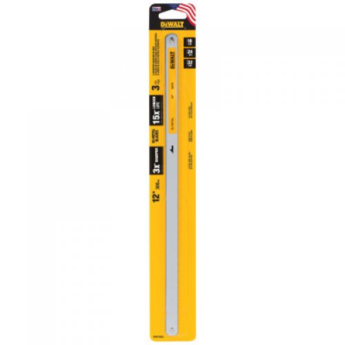 Hacksaw Blades, 12 in Length, 24 TPI