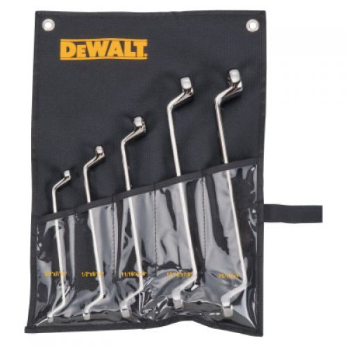 5 Piece Offset Box Wrench Sets, Inch
