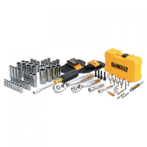 Mechanics Tools Set; 108 pc; 1/4 in and 3/8 in Drive