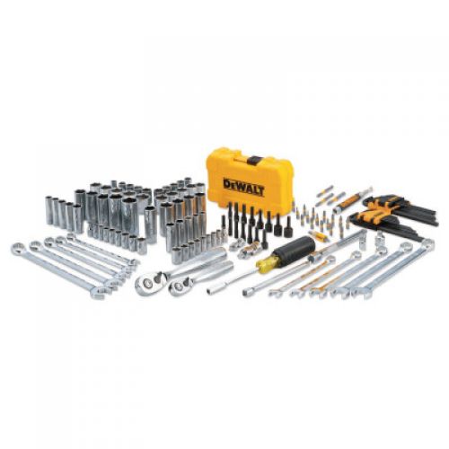 Mechanics Tools Set; 142 pc; 1/4 in and 3/8 in Drive