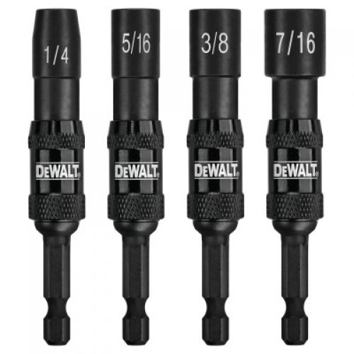 IMPACT READY Pivoting Nut Drivers, 1/4 in, 3/8 in, 5/16 in, 7/16 in