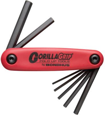 GorillaGrip Fold-Ups, 7 per fold-up, Hex Tip, Metric, 2-8 mm