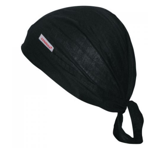Comeaux Caps Single Sided Solid Black Welding Hat Size 7 1/4