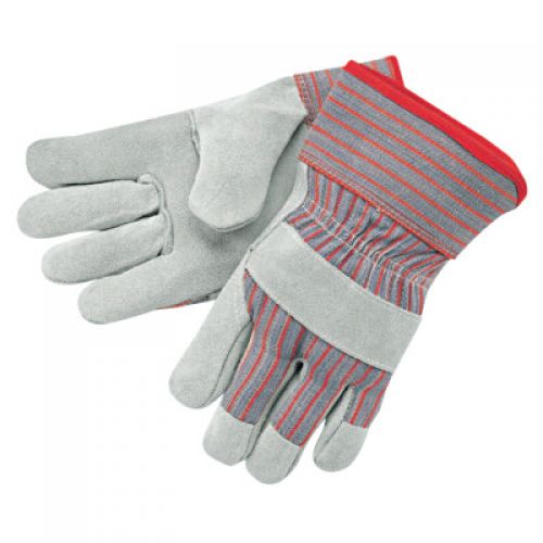 Industrial Standard Shoulder Split Gloves, X-Large, Leather, Red and Gray Fabric