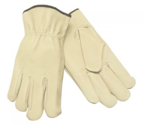 Pigskin Drivers Gloves, Economy Grain Pigskin, Medium, Unlined