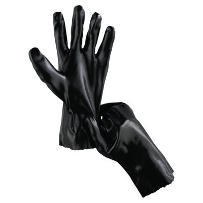 Economy Dipped PVC Gloves, Large, Black