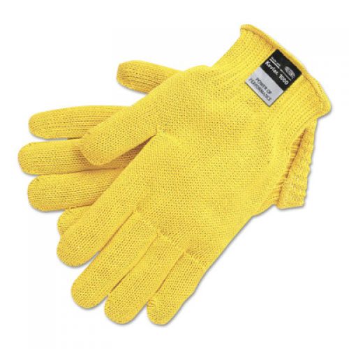 Kevlar Gloves, Small, Yellow, Seamless Knit