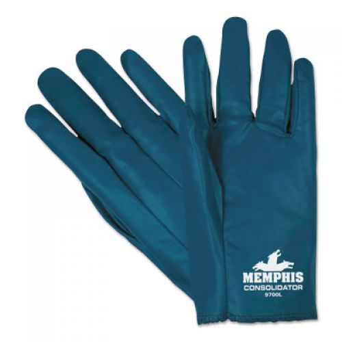 Consolidator® Work Gloves Cut and Sewn Glove Pattern Premium Full Nitrile Coating Soft and Comfortable Interlock Liner
