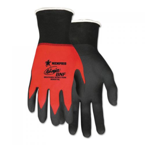 Ninja BNF Gloves, Small, Black/Red
