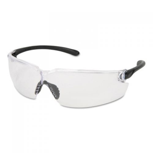 BlackKat Safety Glasses, Clear Lens, Uncoated, Frame