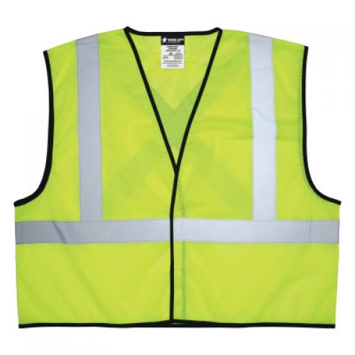 Safety Vests, Medium, Fluorescent Lime