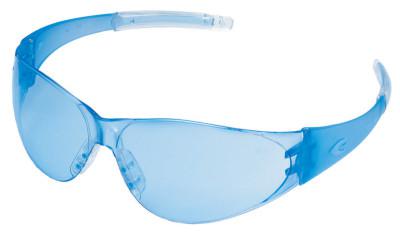 CREWS CK2 Series Safety Glasses, Light Blue Lens, Frame
