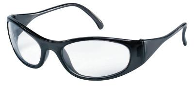 CREWS Frostbite2 Protective Eyewear, Clear Lens, Duramass HC, Black Frame, Nylon