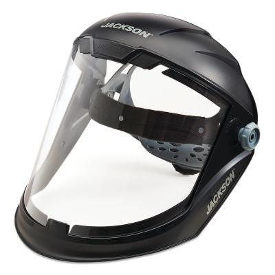 MAXVIEW Series Premium Face Shields with Headgear, AF/Clear, 9 in H x 13-1/4 in L