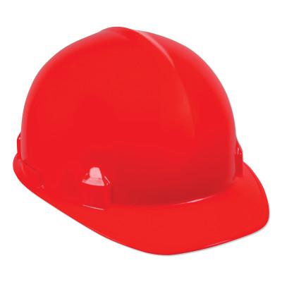 SC-6 Hard Hat, 4-point Ratchet, Front Brim, Red